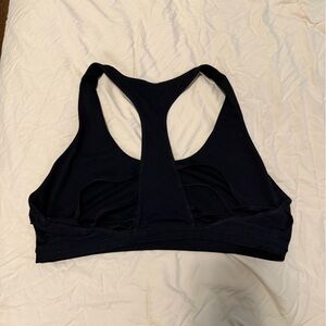Fabletics Midnight Black Racerback Bra